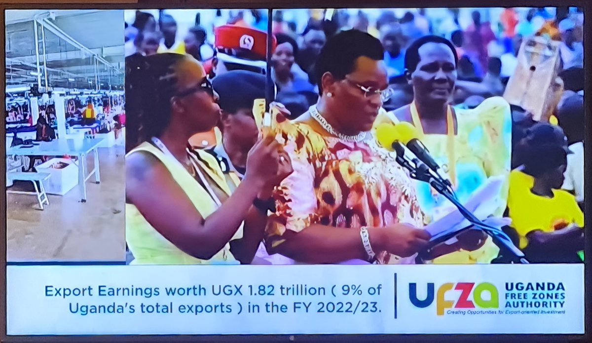 We congratulate @KagutaMuseveni & all Ugandans upon celebrating #InternationalWomensDay    👏 to all women making UG a better place, more so 5,266 females employed in 35 Free Zones, that contributed Export Earnings - UGX 1.82 trillion (9% of UG's total exports) in FY2022/23