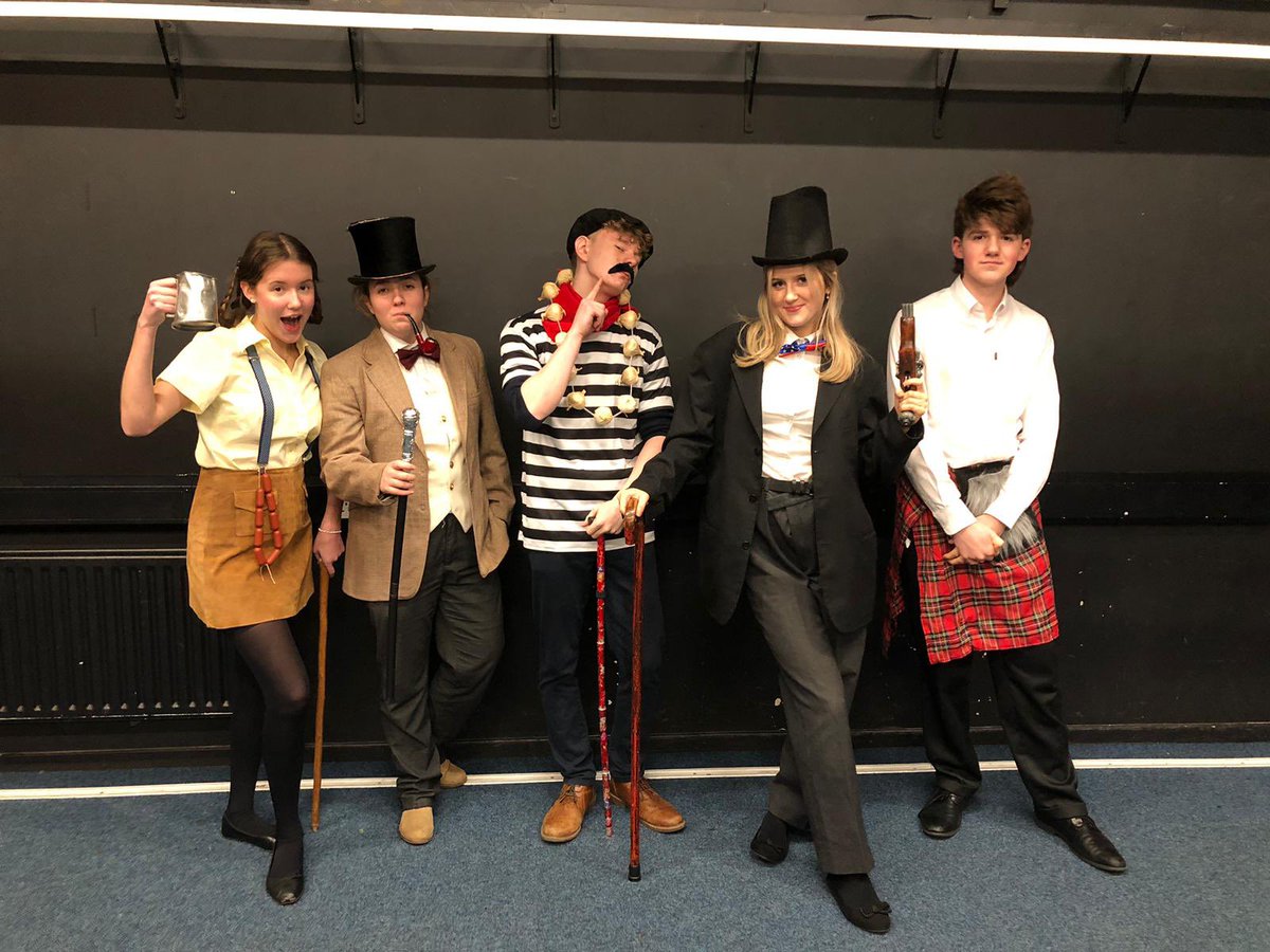 Our Year 12 BTEC Performing Arts students performing in their examined piece ‘Oh What A Lovely War’ today! 🎭