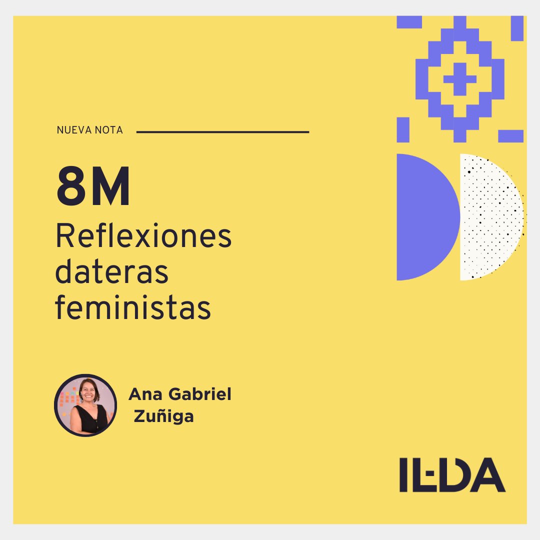 ildalatam's tweet photo. En el #DíaDeLaMujer decimos: no más datos sobre nosotras sin nosotras

En esta nota @agza05 reflexiona sobre el valor, uso e impacto de los datos se da en la medida que colocamos a las personas en el centro.

https://t.co/57YD9hd9HW https://t.co/FM1t48b9ET