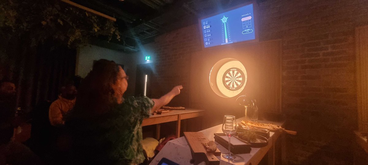 What a fantastic month-end! We wrapped it up with some intense darts action at The OCHE on the Strand. Check out some of the snaps! 🎯 Find out more about life at OpenCredo: opencredo.com/culture/ #lifeatopencredo #companyculture #techcompanies #softwaredevelopers #teamsocials