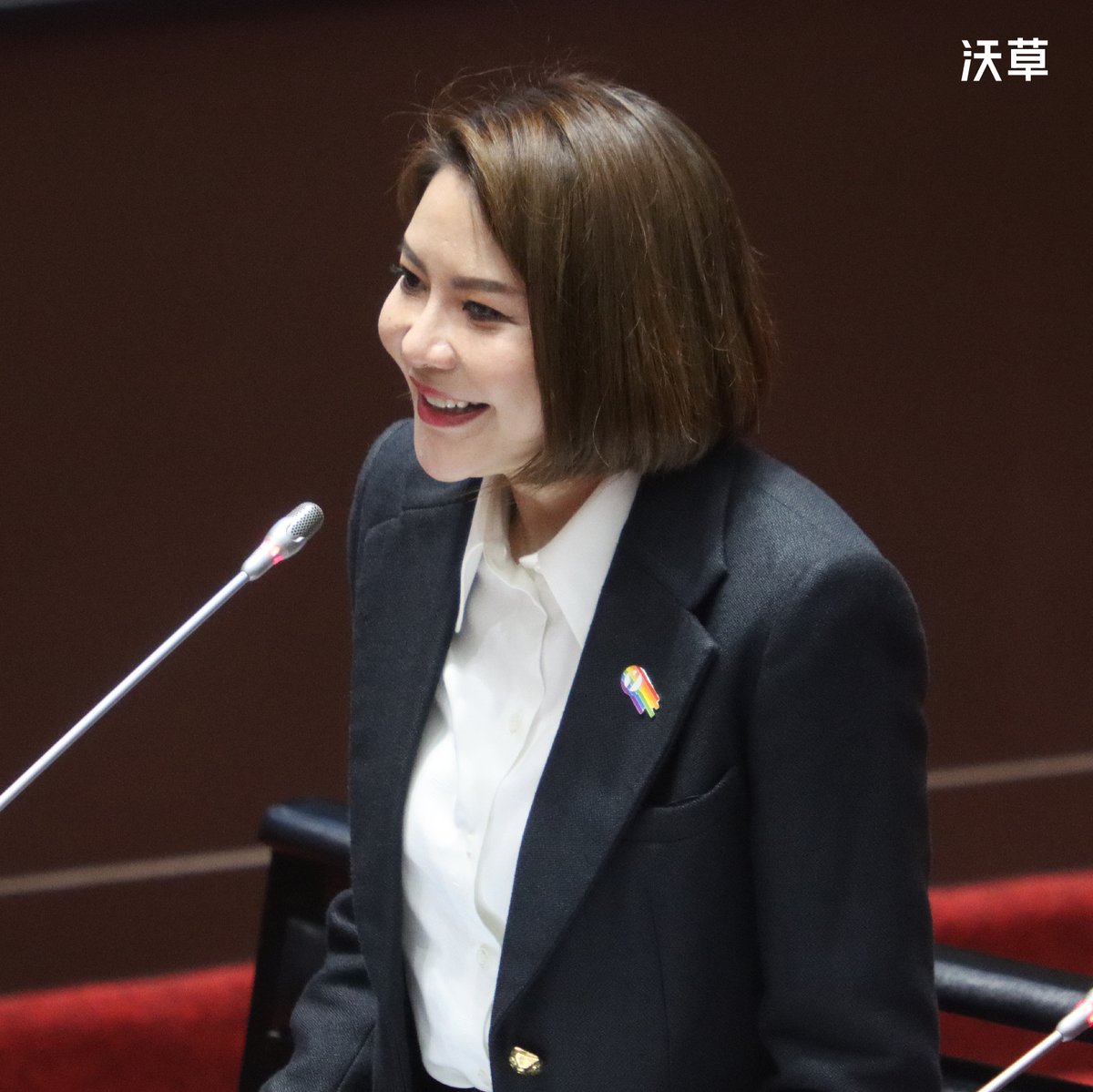 watchoutTW's tweet photo. 中國國民黨立委柯志恩質疑台股上看兩萬點不算政績 陳建仁：你不喜歡嗎？
​
台股今（8）日一度攻上兩萬點， #馬政府 時期喊出的「股市 2 萬點不是夢」，但馬英九任內股市 9068 點，卸任時收盤 8095 點，跌了近 1000 點， #金融海嘯 期間跌幅更比各國都大。
​
總統 #蔡英文 任內股市不僅漲幅驚人，更在今天創下里程碑。
​
行政院長 #陳建仁 在總質詢時就指出「股票可以漲到 #兩萬點，代表經濟很好」。
​
但中國國民黨立委 #柯志恩 卻不認為，指出不是每個股民都受惠，恐增加 #貧富差距���陳建仁則問：「你不喜歡股市兩萬點嗎？」
​
柯志恩也回應「我喜歡，但你不能用這個表示你的政績。也有其他國家股票漲很多，會發現不是每個股民都可以受惠，反而會造成貧富差距、相對剝奪感增加。」
​
柯志恩也質疑政府打詐不利，並詢問陳建仁是否同意外界稱數位部長 #唐鳳 為頭號戰犯？
​
陳建仁表示，每個部長都做得不錯，當然也有需要精進的部分。
​
中國國民黨立委 #楊瓊瓔 質詢則高喊：「電價平均漲幅 10%！創下歷史新高！」但經濟部長 #王美花 回應：「我們（電價委員會）都還沒有審⋯⋯」
​
楊瓊瓔則補充，是因為經濟部送電價審議委員會的方案，就是要漲民生用電。她也高呼：「我拜託你！民生用電不要漲。你到夜市看看，都沒人！」
​
王美花又苦笑表示：「沒有！夜市去年其實創新高，內需都有數據的。」楊瓊瓔則要王美花別笑，痛斥她「大家生活很痛苦了，還笑得出來？」
​
中國國民黨立委 #陳菁徽 則質疑 #內政部 的打詐宣導素材，資安出大包。
​
除了有連結點進去是空的、有些則能讓一般民眾自行刪除影片外，更赫然發現民眾黨黨主席 #柯文哲 的競選廣告語音檔也參雜在內。
​
這讓陳建仁直呼「嚇一跳」，表示這實在不應該。內政部長 #林右昌 也允諾，會在一週內釐清。

攝影、文字：沃草記者廖昱涵