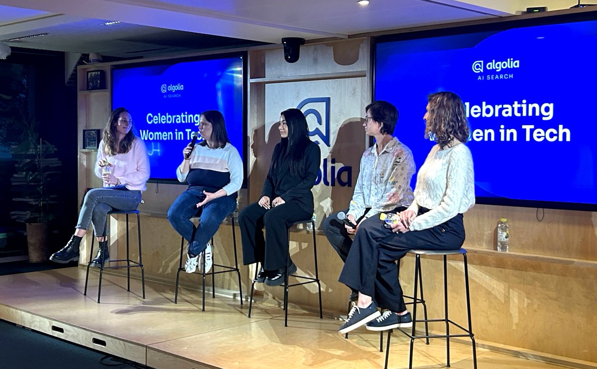 In honor of #InternationalWomensDay, we hosted a panel discussion in our office. Thanks to @valeriane, @PolaDuco, @laura_edery & Clara Muller for their great insights on celebrating women in tech! #IWD2024 #InternationalWomensDay