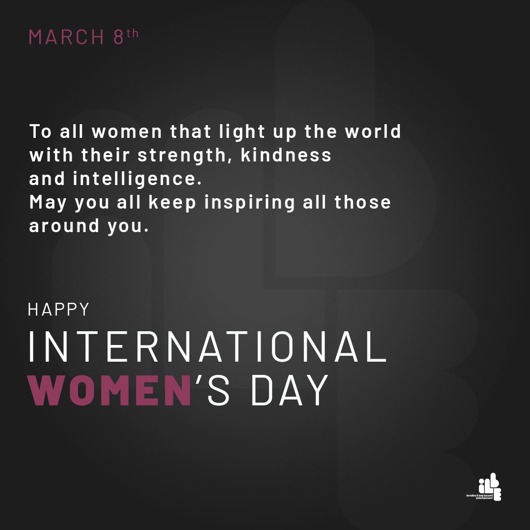 To all #women that light up the world with their strength, kindness and intelligence. May you all keep inspiring all those around you. Happy Women's Day! ❤ @MonikaBacardi • #ILBEgroup #InternationalWomenSDay