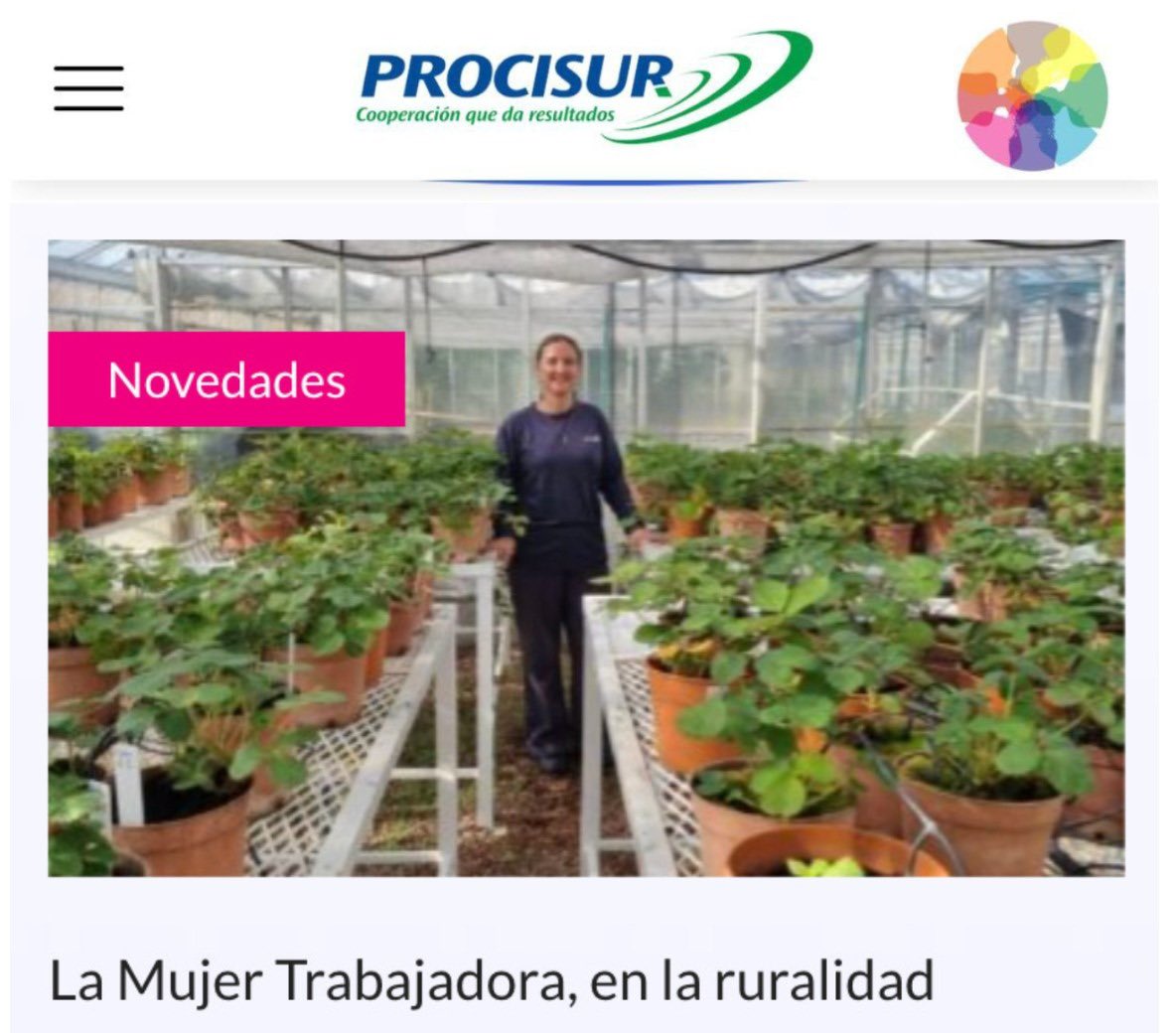 👩🏽‍🌾Este #8M desde PROCISUR reivindicamos el papel crucial de las mujeres en el ámbito rural 💪 y abogamos por la integración de la perspectiva de género en ciencia y tecnología agropecuaria.
➡️ genero.procisur.org.uy/8m/
#DiaInternacionalDeLaMujer