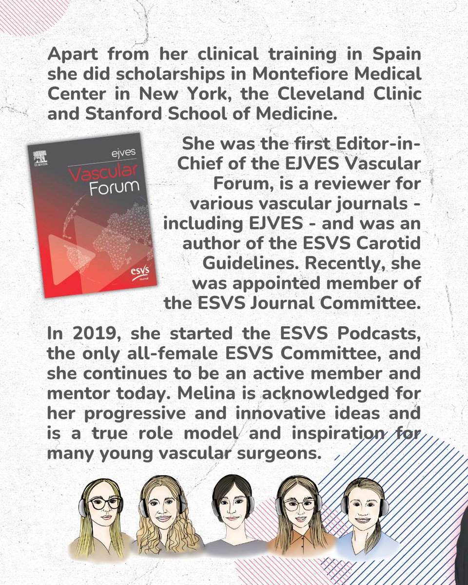 📖 Once upon a time... 4 incredible women dreamt of becoming vascular surgeons👩‍⚕️ After years of hard work and pioneering in science and medicine, not only did they achieve that goal - but they are leaders in the vascular community 💪 This is @MelVegCen 's story #IWD2024