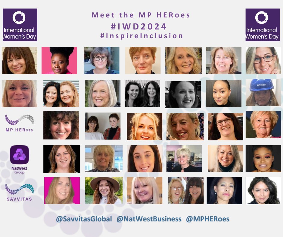 Happy IWD2024! On #InternationalWomensDay and every day we celebrate brilliant women business owners #MPHERoes @NatWestBusiness @SavvitasGlobal @genuk @weappg @appg_ie @owituk @WILEurope #WomenLeaders #RoleModels #IWD2024 #InspireInclusion