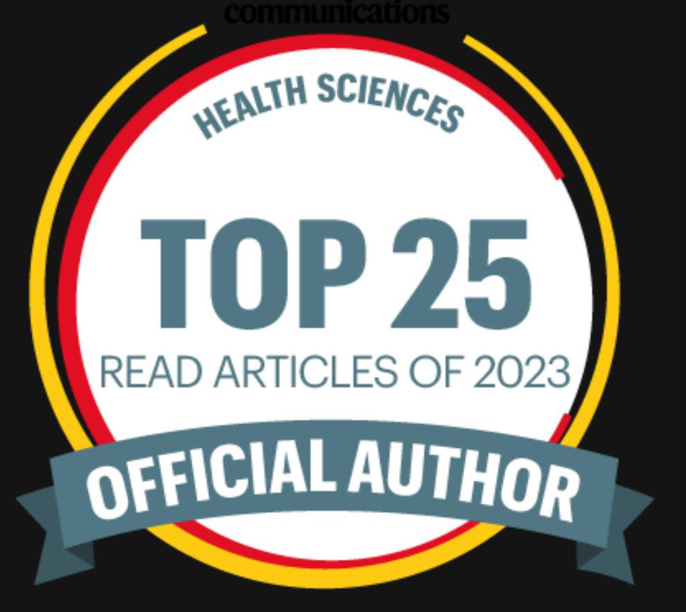 benedetta artegiani (@bartegiani) on Twitter photo Very nice that <a href="/AnnaPagliaro5/">Anna Pagliaro</a> paper is part of the #NCOMTop25 articles of 2023! <a href="/HendriksDelilah/">Delilah Hendriks</a>
nature.com/articles/s4146… Very nice that <a href="/AnnaPagliaro5/">Anna Pagliaro</a> paper is part of the #NCOMTop25 articles of 2023! <a href="/HendriksDelilah/">Delilah Hendriks</a>
nature.com/articles/s4146…