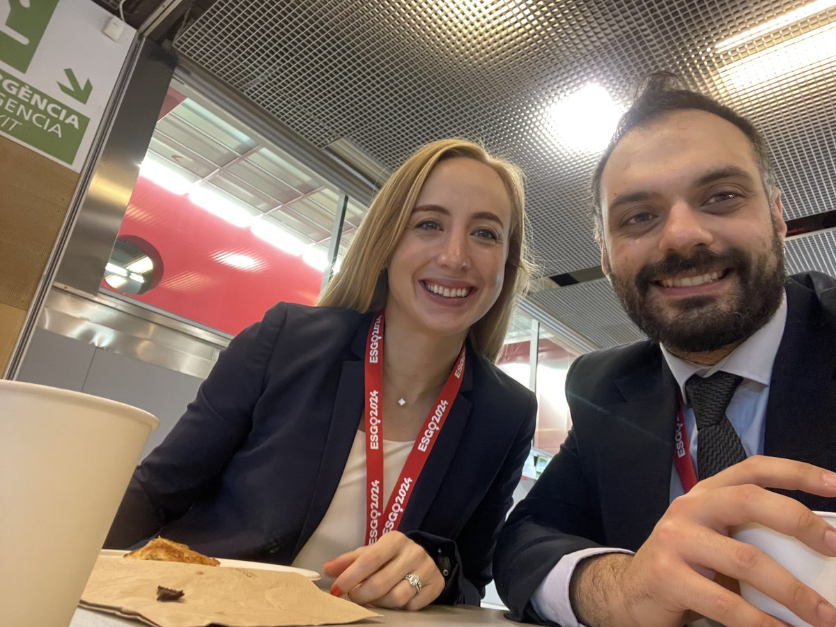 Caffeine 🫖☕ pre-loading before our second round of oral presentations on day 2 of #esgo2024 with @Moe_ByrneMD