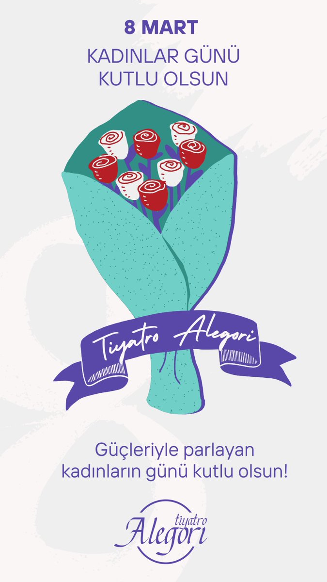 Tüm kadınların kadınlar günü kutlu olsun. Nefesiniz yeter güçlü kadınlar! #tiyatroalegori #WomensDay