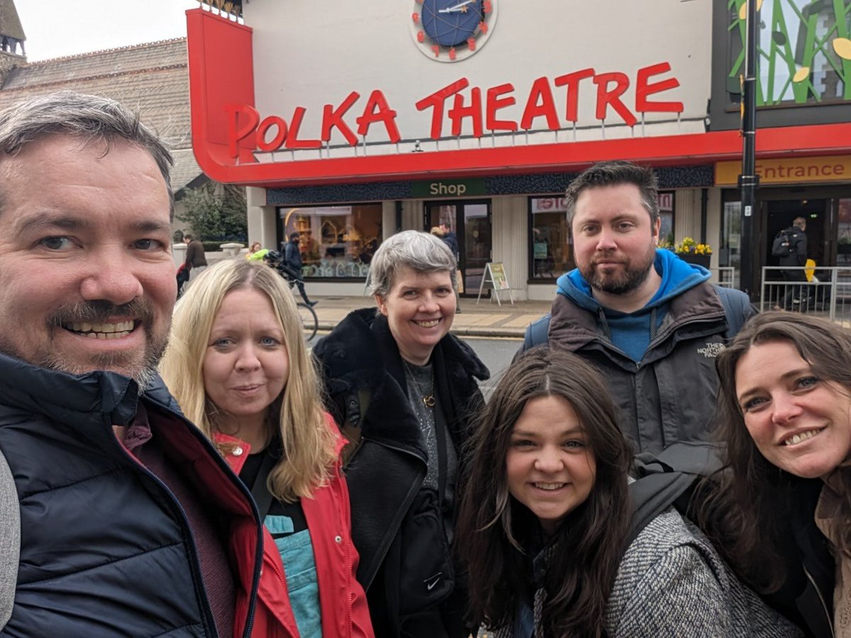 Had the privilege of taking some of our senior staff to check out the inspiring new @polkatheatre space in Merton and this sensational new musical adaptation of R+J for a young audience, who were mesmerised throughout (as were we!).