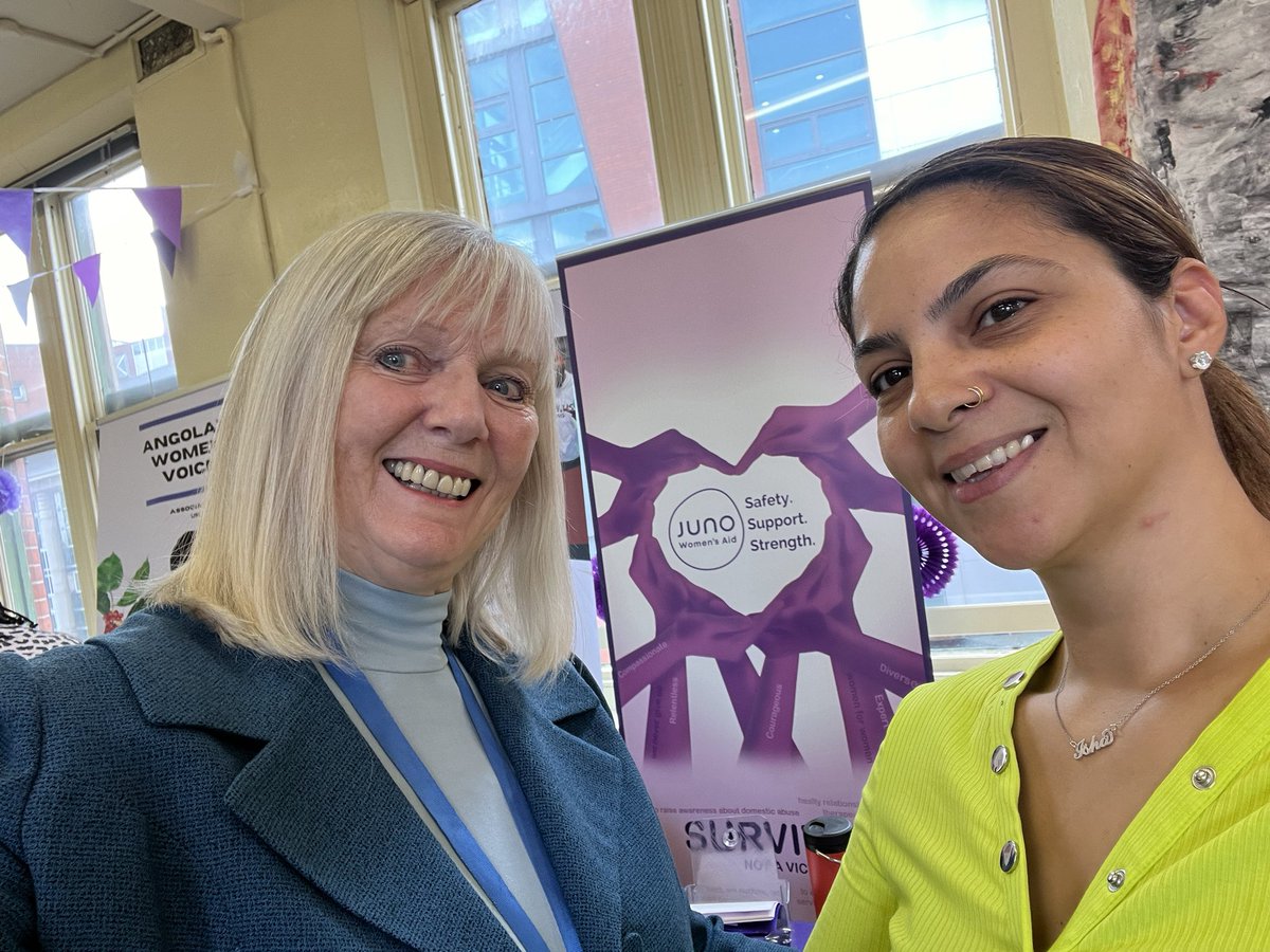 Lovely to meet Isha @nottswomenscent from @junowomensaid and discuss our shared passion for empowerment @sclaUK #IWD2024