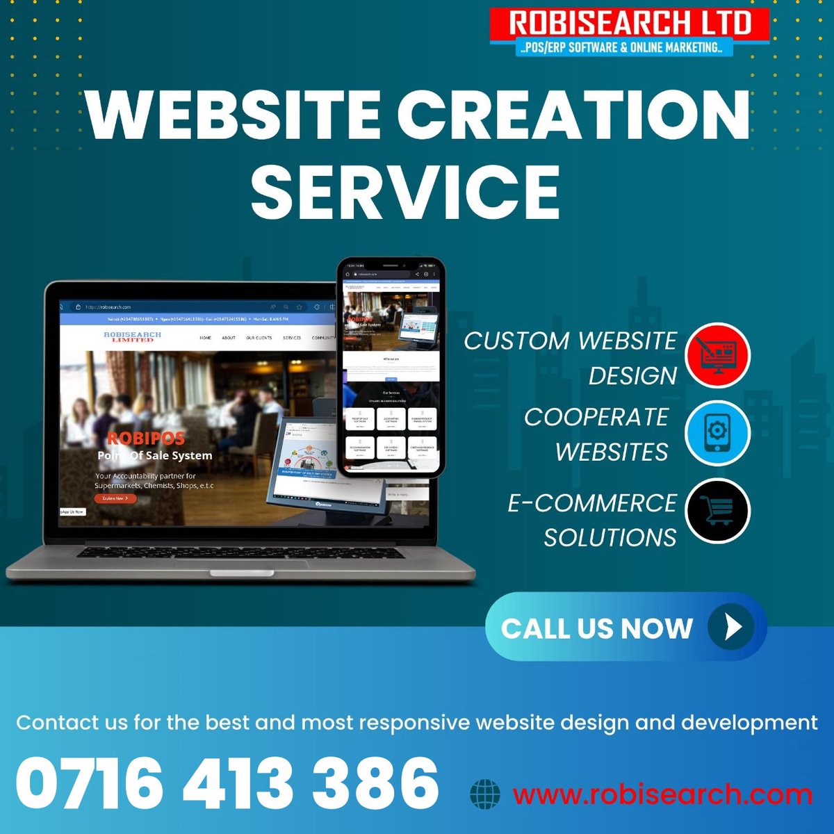 Bera_the_G's tweet image. Are you looking for a professional website, Web desin, web development or any website services???? Worry no more,,, #Robisearch has got your back,,,
all these services are available.
Point of sale system which is eTIMS ready to comply with KRA.