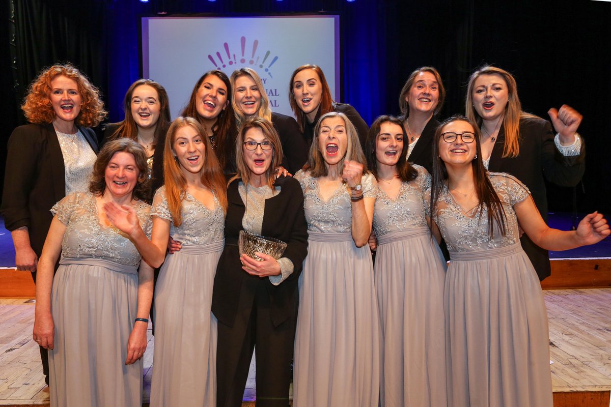 🎶 Happy #InternationalWomensDay To all the amazing women making beautiful music and spreading joy through song, thank you for being the heartbeat of our choir community ❤️ 📷 Pictured: #TheLynnSingers, winners of the National Choir of the Festival 2023 | ©Lorcan Doherty