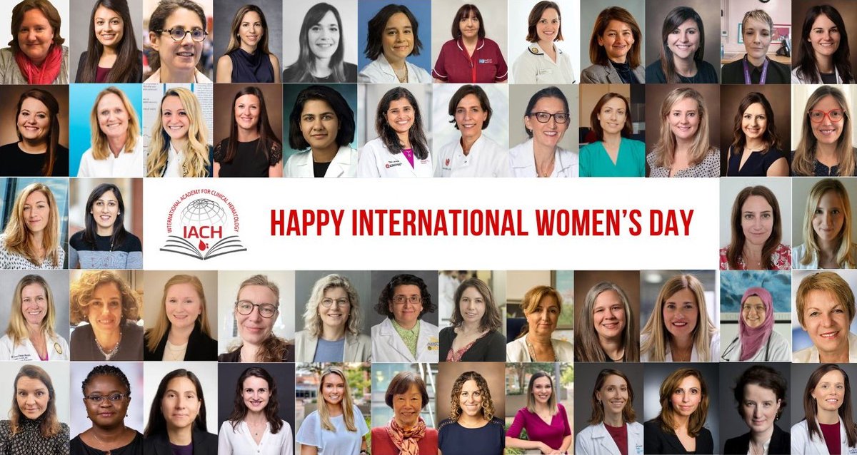 🌟Happy International Women’s Day! Proud to celebrate the impact of amazing and great women every day Here are just a few of the brilliant women who contributed to @TheIACH activities over the last few months @Mohty_EBMT @mvmateos @sanamloghavi @SLentzsch @mbeksac56