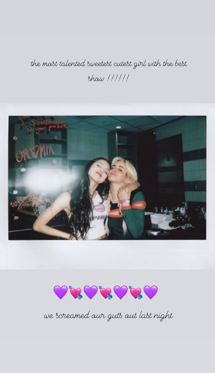 LivUpdatesDaily's tweet photo. Olivia via Camilla Cabello Instagram’ stories https://t.co/jgVi2gujTN