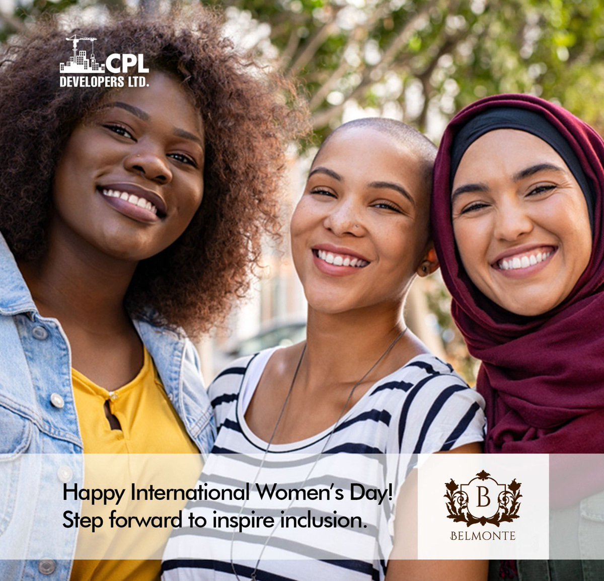 CplDevelopers's tweet image. Happy International Women’s Day!!

Let’s step forward to inspire inclusion in our offices, homes, communities, etc.

#CPLDevelopers
#IWD2024
#inspireinclusion