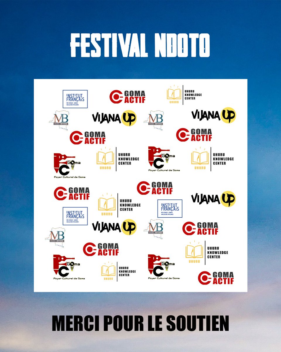 Rejoignez-nous ce dimanche 10 mars 2024 à partir de 9h pour le festival "Ndoto" en soutien aux déplacés du camp à Mugunga !

Partageons un moment autour de l'art pour soutenir ceux qui en ont le plus besoin et rendons hommage à nos disparus !
#UhuruCentres #FestivalNdoto #Congo