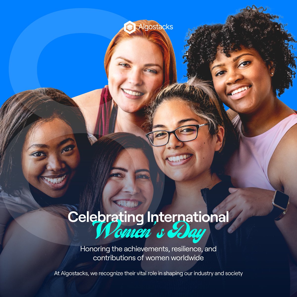 AlgoStacks_AI's tweet photo. At Algostacks, we recognize the vital role that women play in shaping our industry and society. 

Let's continue to empower, support, and uplift each other, not just today, but every day.

Happy International Women's Day! 💪🚀

 #IWD2024 #EmpowerWomen #AlgostacksCommunity https://t.co/6CQHbo9Poc