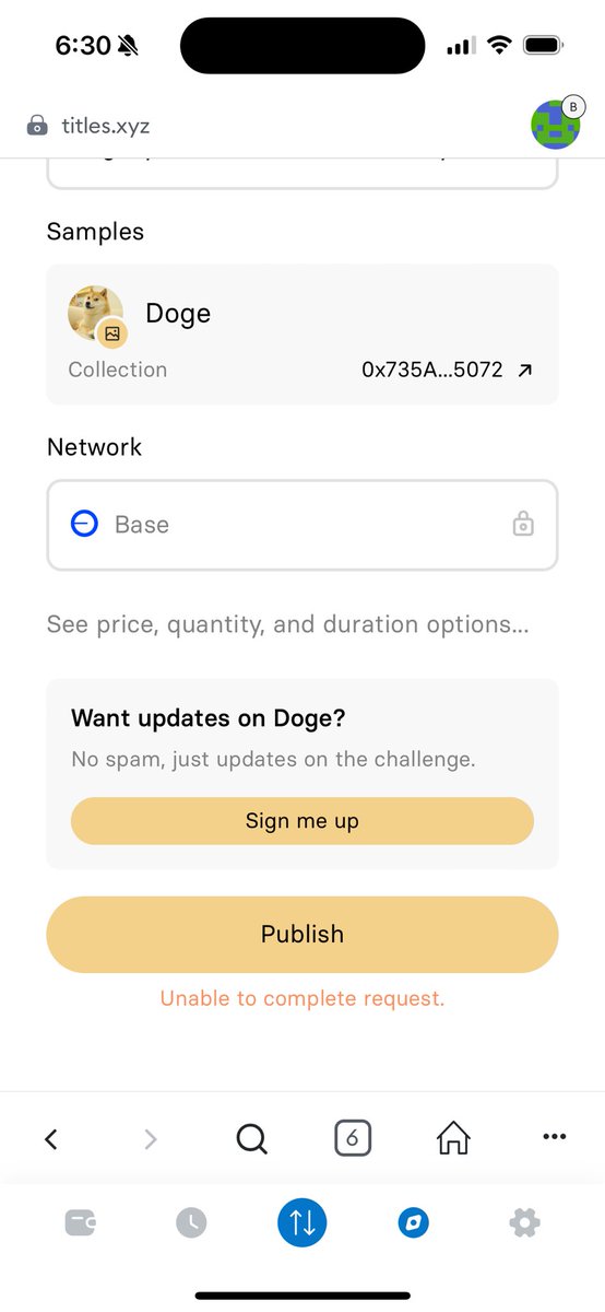 passmethe0x's tweet photo. @titlesxyz gm ser, having trouble making my doge meme. halp plz 🙏🙏 https://t.co/Ks11IkUTfM