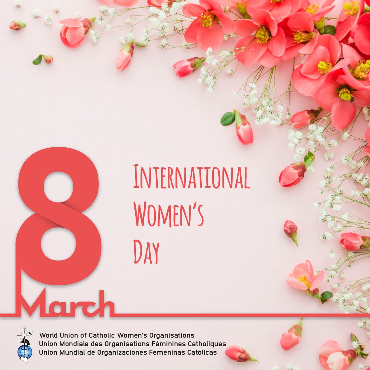 ✨Happy International Women's Day!✨ 'Every society needs to accept the gift that is woman, every woman: to respect, defend and esteem women, in the knowledge that whosoever harms a single woman profanes God, who was 'born of a woman''. (Pope Francis, 1st January 2024)