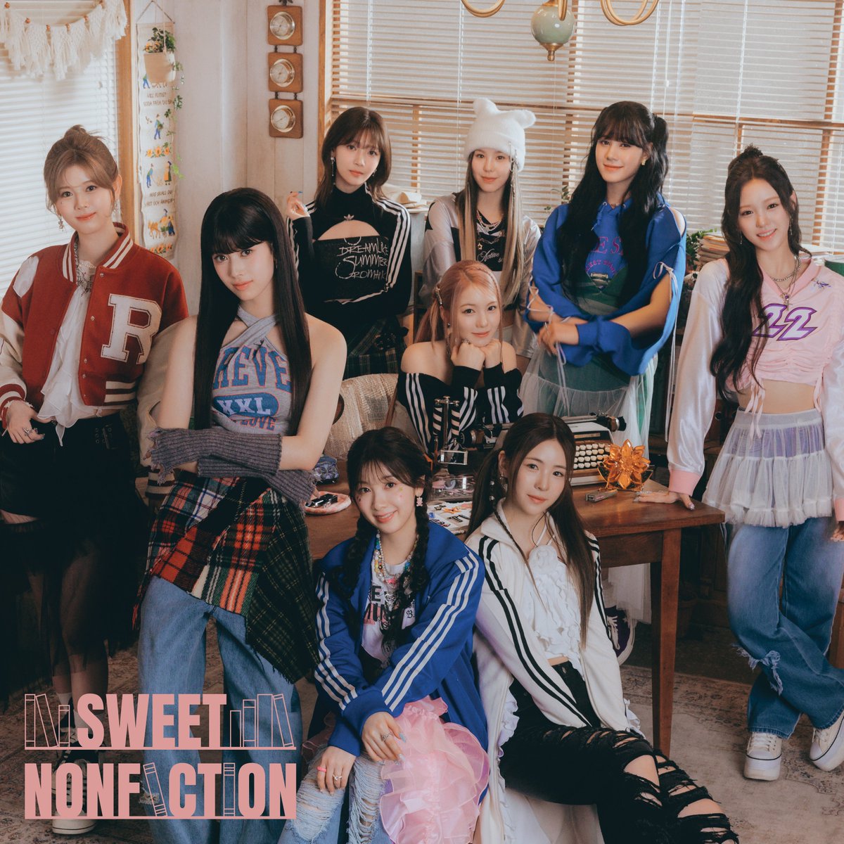 NiziU Digital Single 「SWEET NONFICTION」 Jacket disclosed #NiziU #ニジュー #니쥬 #WithU #SWEET_NONFICTION