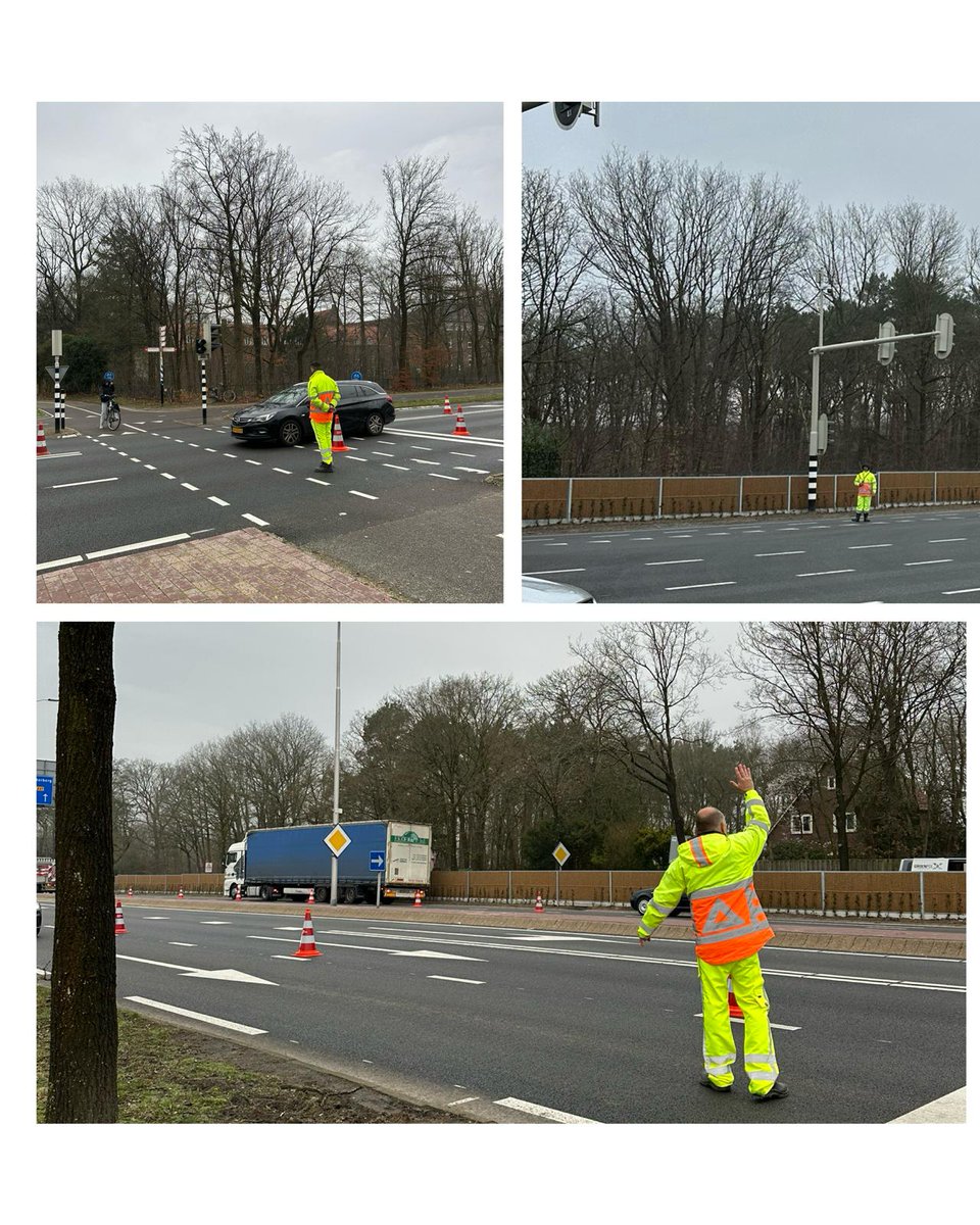 IBS_Traffic's tweet photo. 🎉 Een groots team van 12 van onze toegewijde Verkeersregelaars stond afgelopen dinsdag paraat in Soesterberg! 🚦 Wat een feest om al deze hardwerkende mannen samen te zien werken aan een vlotte en veilige doorstroming. 💪👷‍♂️ #Teamwork #Verkeersregelaars #VeiligheidEerst https://t.co/RhoeDe7KZF