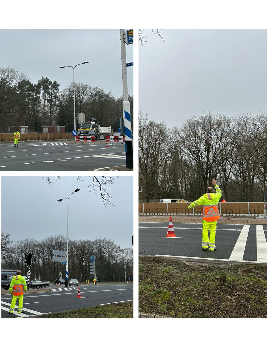 IBS_Traffic's tweet photo. 🎉 Een groots team van 12 van onze toegewijde Verkeersregelaars stond afgelopen dinsdag paraat in Soesterberg! 🚦 Wat een feest om al deze hardwerkende mannen samen te zien werken aan een vlotte en veilige doorstroming. 💪👷‍♂️ #Teamwork #Verkeersregelaars #VeiligheidEerst https://t.co/RhoeDe7KZF