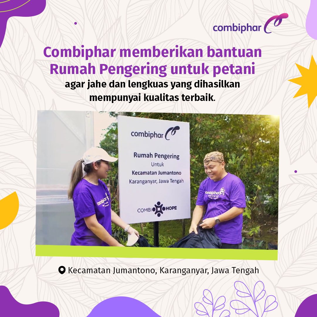 combipharID's tweet photo. Combiphar berharap dengan adanya program ini dapat memberikan dampak sosial dan ekonomi yang dapat meningkatkan kualitas dan kesejahteraan masyarakat di sekitar Kabupaten Wonogiri &amp; Karanganyar, Jawa Tengah. https://t.co/40DcrvBn4Q