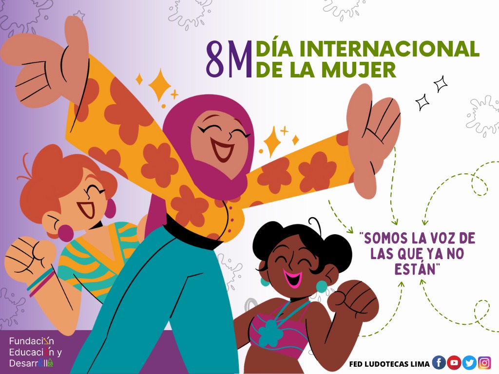 EducacionLima's tweet photo. Alzamos la voz por los derechos de las mujeres!! @educaynaturural @feducaydesarrol #DiaInternacionalDeLasMujeres #DiaInternacionalDeLaMujer #Mujeres #niñas #ludotecas #Lima https://t.co/N2VRPvOcZm