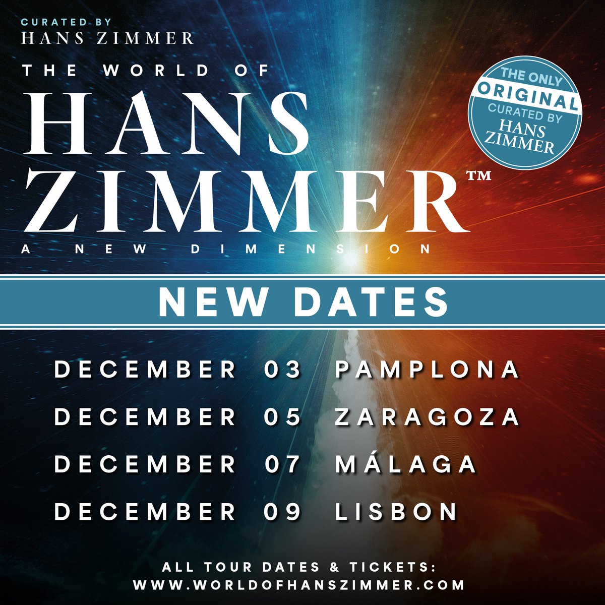 ChristophScho's tweet photo. Fantastic news! We’re delighted to announce 4 more The World of Hans Zimmer shows of our “A New Dimension” tour this autumn in Spain and Portugal!

Tickets on sale now here: https://t.co/8X8volSui0 https://t.co/G5fy7ujegZ