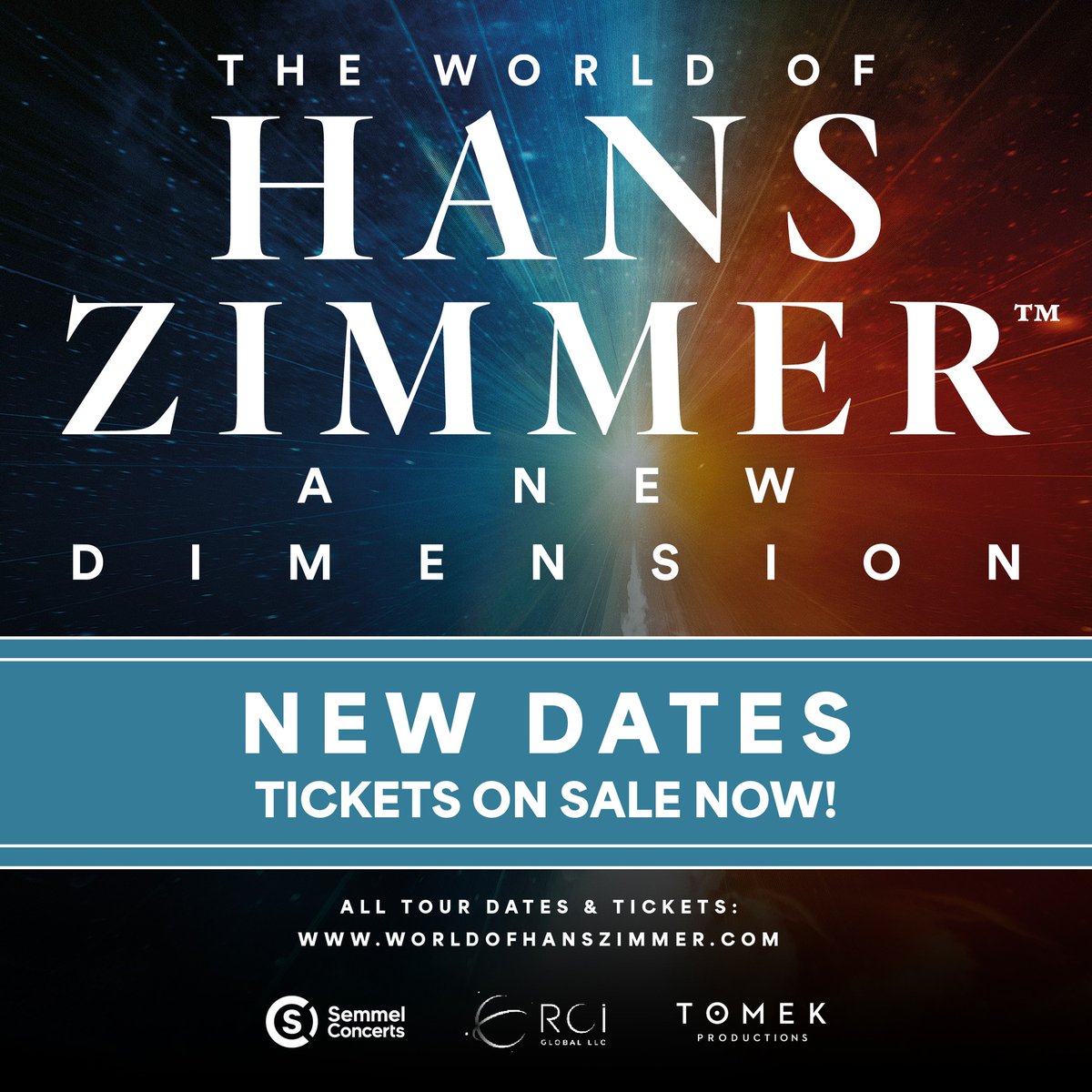 ChristophScho's tweet photo. Fantastic news! We’re delighted to announce 4 more The World of Hans Zimmer shows of our “A New Dimension” tour this autumn in Spain and Portugal!

Tickets on sale now here: https://t.co/8X8volSui0 https://t.co/G5fy7ujegZ