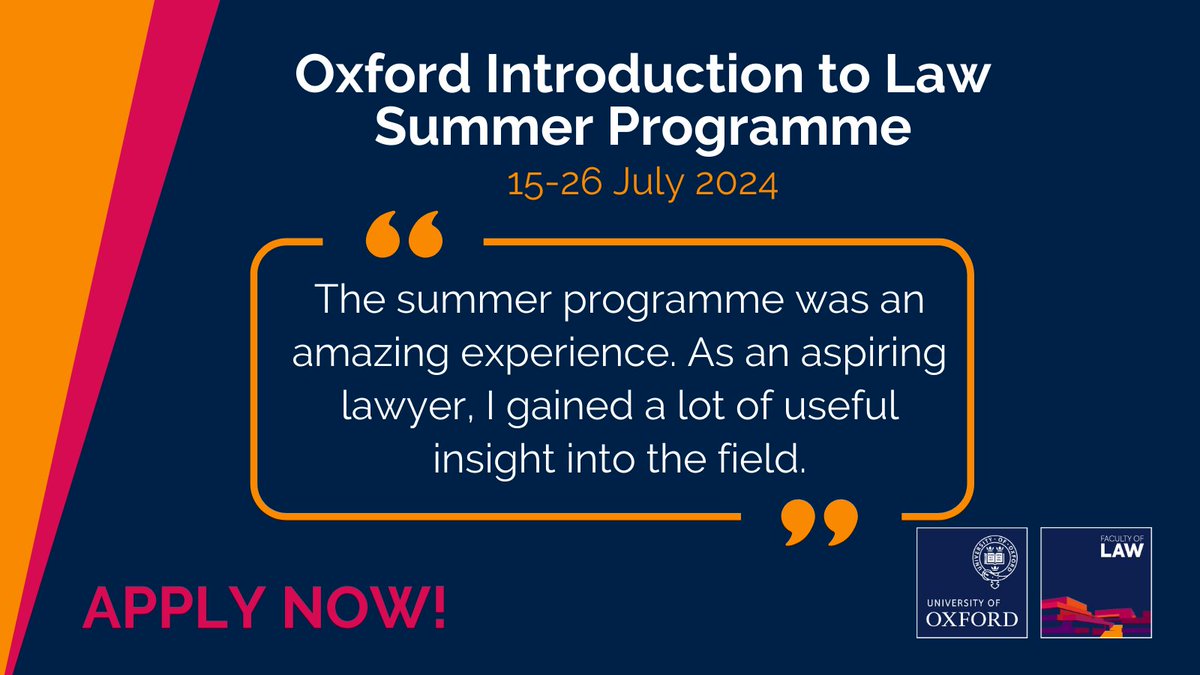 Students on the Introduction to Law programme have attended online from all over the world gaining valuable knowledge and improving their analytical skills. Take a look at how this course could benefit your career. bit.ly/4akzzO3 #oxfordlaw #onlinecourse #lawstudent