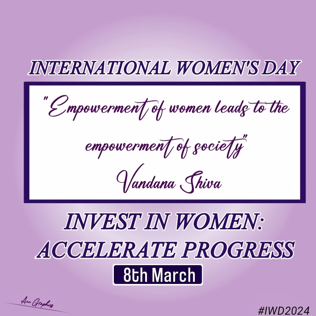 Happy International Women's Day to all the strong, bold, amazing and beautiful women out there.🥰💜

May you keep inspiring forever. You are valued and cherished. 😘

#Keepshining
#Keepinspiring
#Breakthebias
#Empowerawoman
#PrincessAnn
#AnnGraphics
#IWD2024
#March8
#Women'sDay