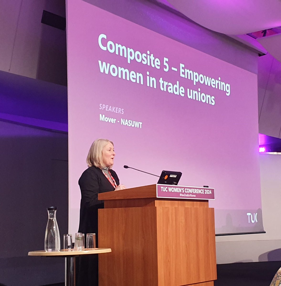 NEU president <a href="/emsamrose/">Emma Rose 🧡</a> spoke on empowering women in unions at <a href="/The_TUC/">Trades Union Congress</a> women's conference.

"Let’s not cut off pieces of ourselves to make other people feel comfortable. If people want us to take up less space, let's take up more!"

Raise your voice. Vote in our ballot