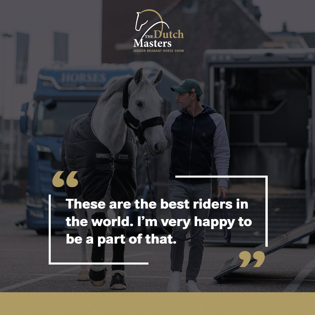Live contender Richard Vogel makes his debut at The Dutch Masters this year, after winning the Rolex Grand Prix at CHI de Genève with his horse United Touch S 🐴 He surely is happy to be here and is keen on giving it his all! 💪

#TheDutchMasters #TDM2024 #RolexGrandSlam