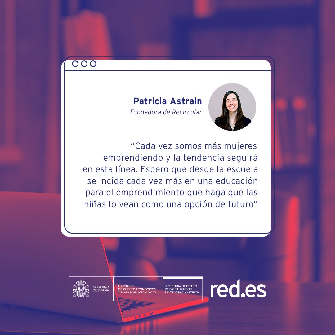redpuntoes's tweet photo. Desde la Plataforma ONE impulsamos y apoyamos el emprendimiento femenino 🙋‍♀️

Este #8M damos voz al testimonio de 5️⃣ mujeres que están cambiando el futuro con sus ideas y proyectos 💡

¡Conoce sus experiencias! 👇

💜 @SEDIAgob #ONE24 #MujeresQueTransforman #MdeMuévete