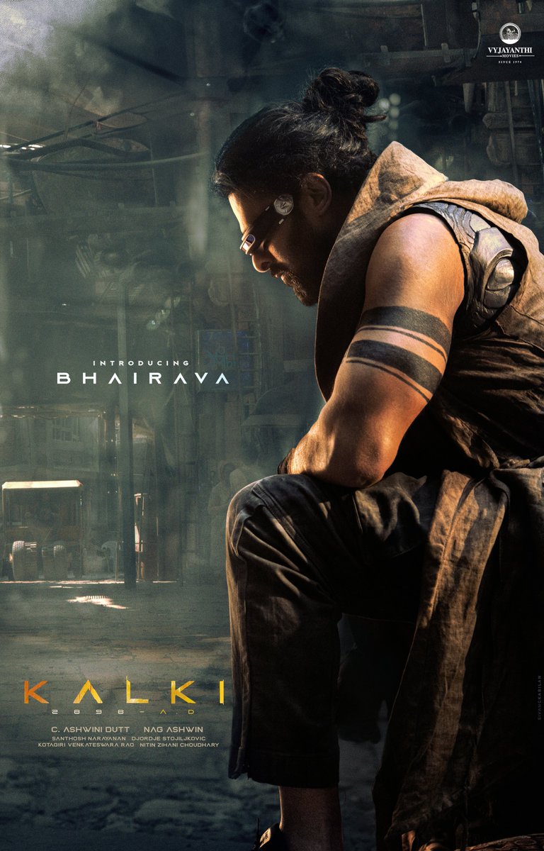 From the future streets of Kasi, Introducing 'BHAIRAVA' from #Kalki2898AD. #Prabhas #Kalki2898ADonMay9 @SrBachchan @ikamalhaasan @deepikapadukone @nagashwin7 @DishPatani @Music_Santhosh @VyjayanthiFilms @Kalki2898AD