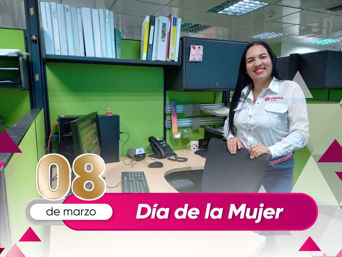 PDVSA_ETANOL's tweet photo. Desde @PDVSA_Etanol celebramos tu fuerza, valentía y contribuciones invaluables. Eres inspiración viva, iluminando el mundo con tu gracia y determinación. 
¡Feliz Día de la Mujer! https://t.co/5jsSDFpkiE