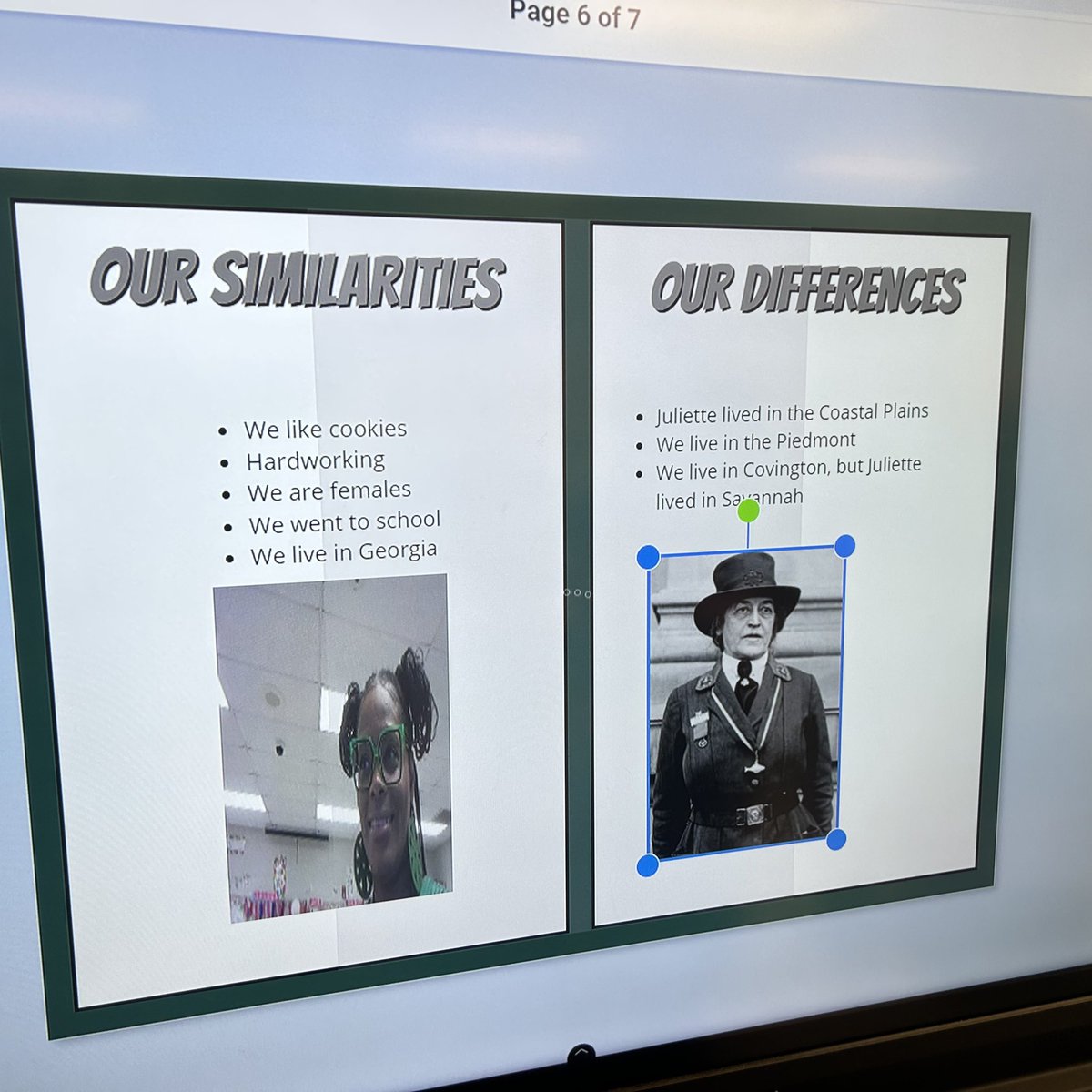 tarshamwilliams's tweet photo. @NatashaBlades  and I had a blast teaching this lesson on Juliette Gordon Low and using Book Creator!

#NCSSBeTheBest
@RPES_Cougars @RyanEarlJames https://t.co/ZNbhRCwBRK