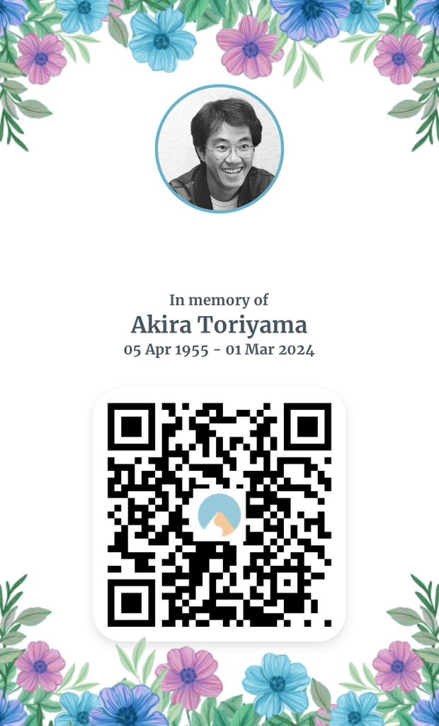 BeSoulApp's tweet photo. RIP #AkiraToriyama 

Memorial page:

https://t.co/ujr32DGrxn https://t.co/mtD67vgOSr