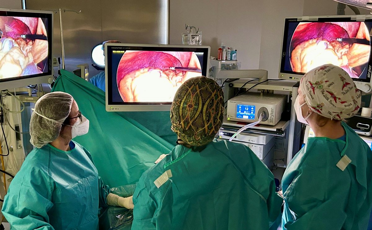 🏥​A l'#HospitaldeMataró hem fet aquesta setmana la #cirurgia número 💯​ de #colecistectomia i exploració laparoscòpica de la via biliar per coledocolitiasis. 

🔝 Gràcies a l'esforç dels professionals que han fet possible arribar a aquesta xifra.