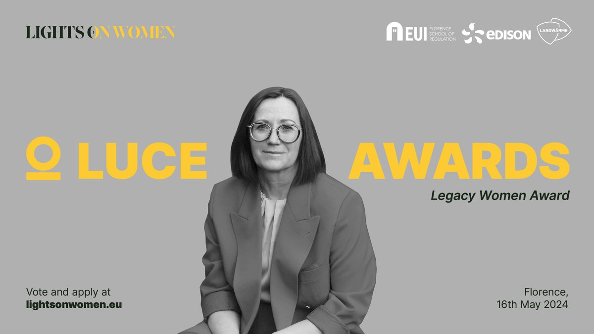 📩Vote for the winner of the LUCE Awards – Legacy Women!🏆 This category aims to honour the career of a senior female professional who has used their platform & voice to push forward the energy, climate, & sustainability sectors.💡Vote here by 24 Mar: loom.ly/eiAXuM8