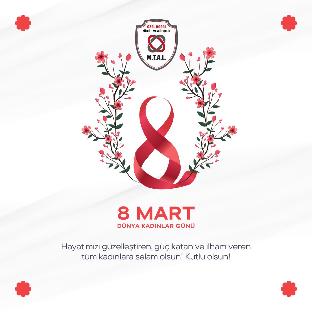 kosbimtal's tweet photo. Aklı ve kalbiyle her birimizin hayatını güzelleştiren; eşit, özgür ve daha güzel bir gelecek için değer üreten tüm kadınların 8 Mart Dünya Kadınlar Günü kutlu olsun.
#özelkosbizülfümevlütçelikmtal
#üretenokul
#8martdünyakadınlargünü
#kosbi https://t.co/6xkRk3I3zZ