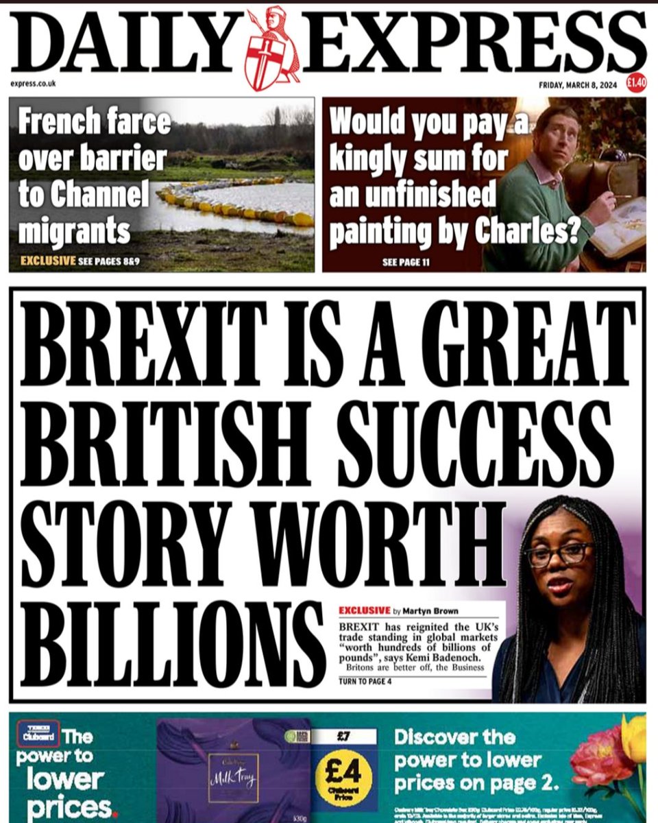 Where else would you see such delusional nonsense but the Express #brexit #nonsense
