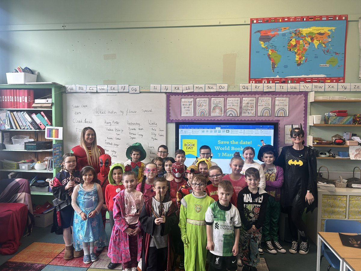 Year 2/3/4 made a great effort for WBD yesterday ! #WorldBookDay2024