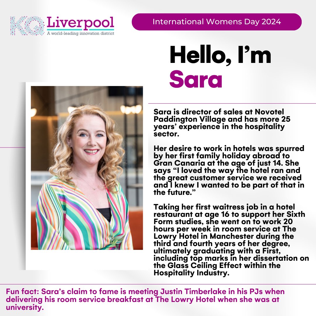 Happy #InternationalWomensDay 💜💙 To mark IWD, we want to shine a spotlight on some of the incredible women, and those who identify as women, working in the Knowledge Quarter Liverpool (KQ Liverpool) Innovation District. 🌟Meet - Candice, Jen, Sandra and Sara #KQLiverpool
