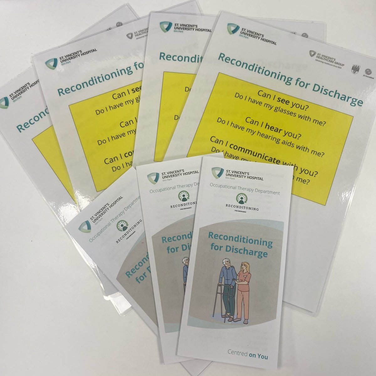 “Reconditioning for Discharge” pilot launches on 1 of our wards today. Our Med El OTs are leading the initiative, which aims to involve patients, families & all staff to increase patients' independence by getting out of bed, getting dressed & preparing for discharge from hospital