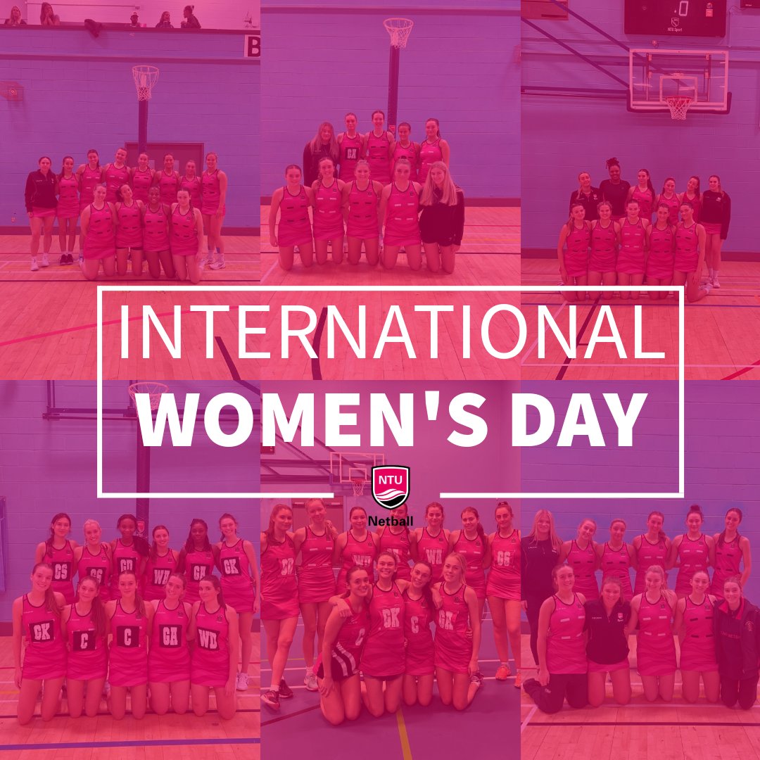 Happy International Women's Day! 💓

Celebrating all the women who have represented NTU Netball. We couldn't be more proud of our pink army!

#NTUSport #PinkArmy #ProudToBePink #InternationalWomensDay