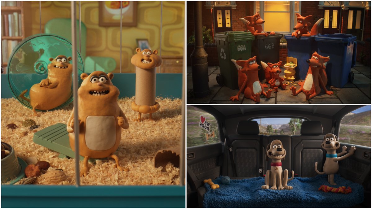 We've created six new films for the @BBC's 'Things We Love' campaign, featuring unscripted conversations from real BBC audience members matched with stop motion characters. 🐹🦊🐶 The first three films will air tonight before @BBCTheOneShow, which will take a behind the scenes…