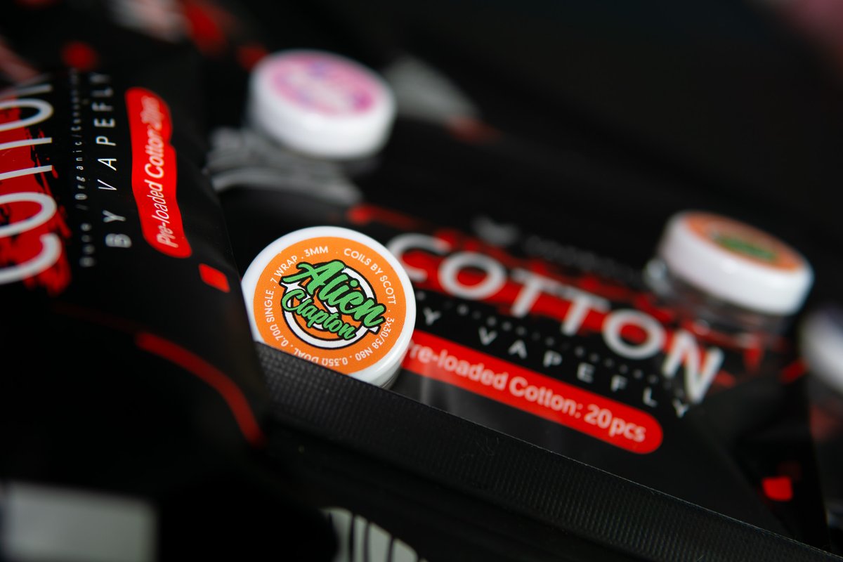 Coils By Scott 😍 Premium coils, handmade in the UK using the highest grade wire.
Pair with Vapefly Firebolt cotton - organic Japan cotton.

#darkstar #darkstarvapour #vapecommunity #eliquid #vapedaily #vapefamily